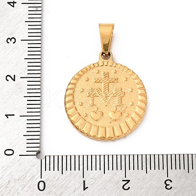 201 Stainless Steel Pendants STAS-C130-04B-G-1