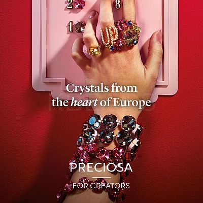 Preciosa® MAXIMA Crystal Round Stones X-PRC-RASS39-23980-272-1