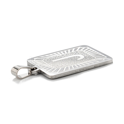 Non-Tarnish 304 Stainless Steel Pendants STAS-K216-48J-P-1