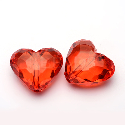 Valentines Day Ideas for Her Transparent Acrylic Beads PL318Y-5-1