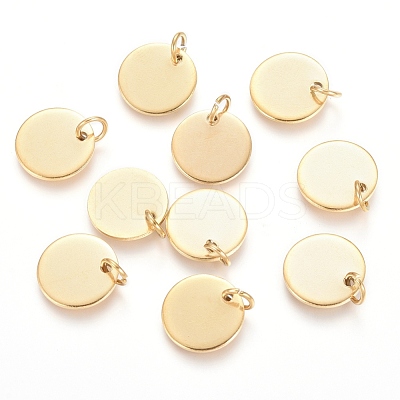 Ion Plating(IP) 304 Stainless Steel Charms STAS-I124-01D-G-1