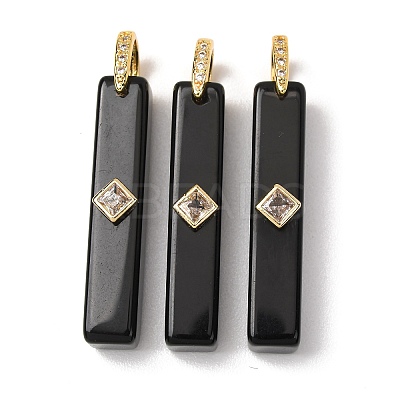 Natural Obsidian Pendants GG-CBA51ED-01G-04-1