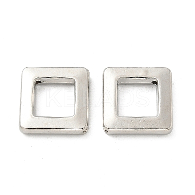 Alloy Hollow Rhombus Beads TIBE-P003-24P-1