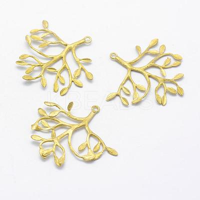 Brass Pendants KK-F721-060C-RS-1