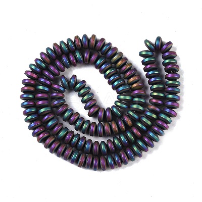 Electroplated Synthetic Non-magnetic Hematite Beads Strands G-E618-08E-1