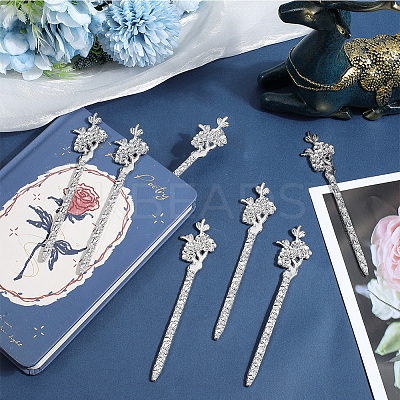 10Pcs Alloy Bookmarks AJEW-SC0003-51P-1