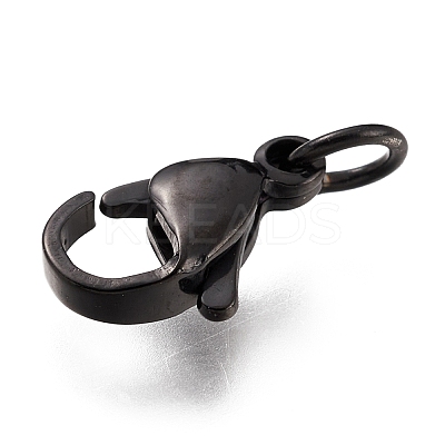 304 Stainless Steel Lobster Claw Clasps Ion Plating(IP) LS-X-STAS-G240-01D-EB-1