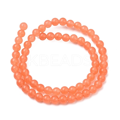 Natural & Dyed Malaysia Jade Bead Strands G-A146-6mm-A07-01-1
