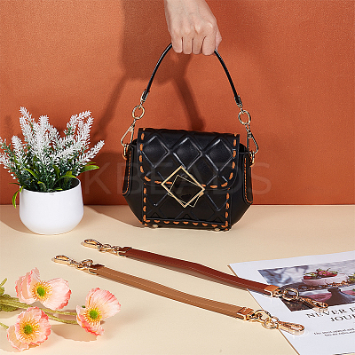 3Pcs 3 Colors PU Imitation Leather Bag Handles FIND-PH0017-21-1
