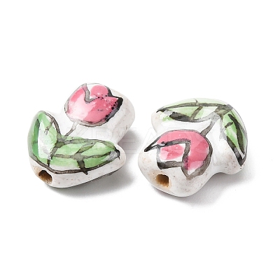 Handmade Porcelain Enamel Beads PORC-B006-02A-1