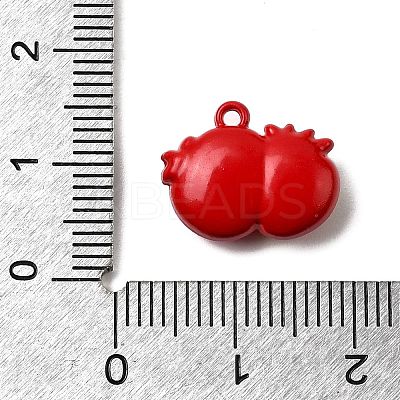 Baking Paint Zinc Alloy Pendants FIND-I070-02B-1