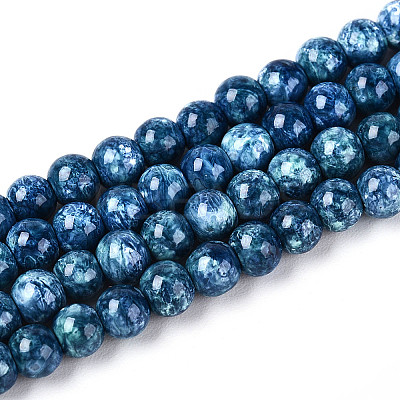 Baking Paint Glass Beads Strands X-DGLA-N016-4mm-10-1