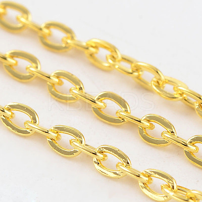 Iron Flat Cable Chains X-CH-0.6PYSZ-G-WH-1