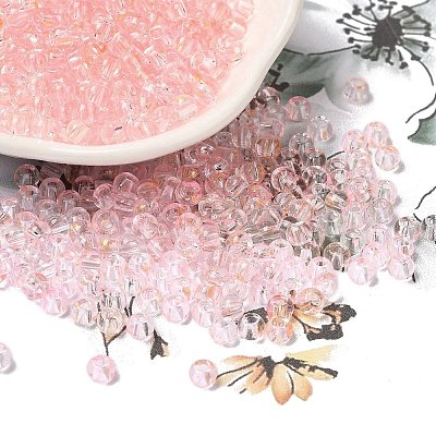 Transparent Colours Glass Round Beads SEED-F006-05A-11-1