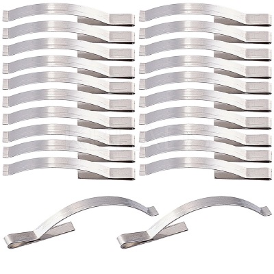 Stainless Steel Window Screen Tension Spring Corner Clips AJEW-CN0002-93B-1