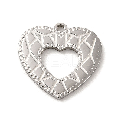 Non-Tarnish 304 Stainless Steel Pendants STAS-Q301-19P-1