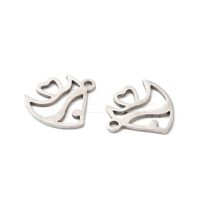 Non-Tarnish 201 Stainless Steel Pendants STAS-I199-D01-P-1