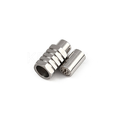 304 Stainless Steel Magnetic Clasps STAS-C127-18A-P-1