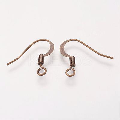 Brass French Earring Hooks KK-Q366-AB-NF-1