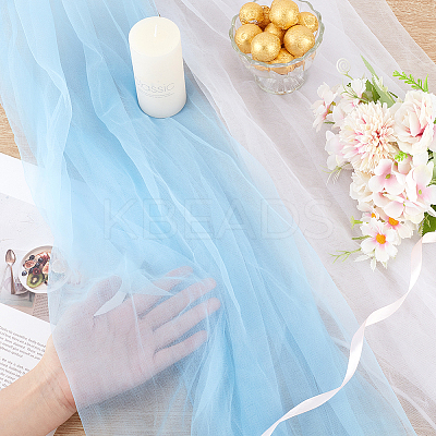 2Pcs 2 Colors Organza Fabrics DIY-OC0012-90B-1