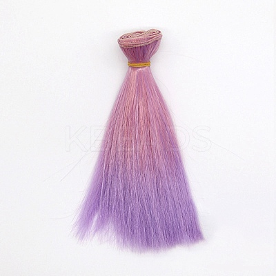 High Temperature Fiber Long Straight Ombre Hairstyle Doll Wig Hair DOLL-PW0001-029-05-1