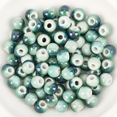 120Pcs Handmade Porcelain Beads PORC-PA0001-30D-1