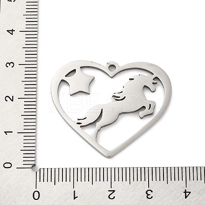 Anti-Tarnish 201 Stainless Steel Pendants LS-STAS-R002-11P-1