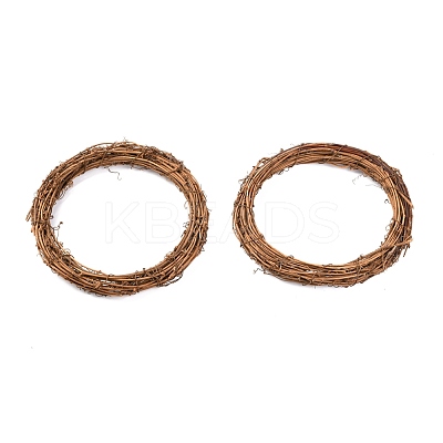 Circle Shape Rattan Vine Branch Wreath Hoop DIY-B022-01E-1
