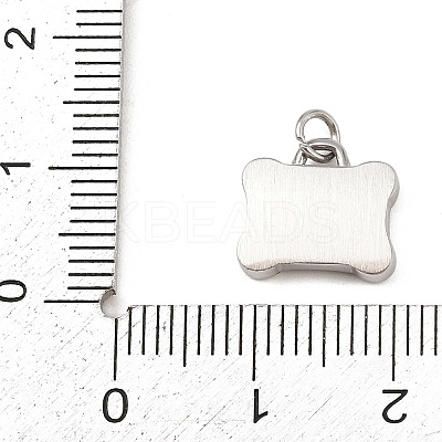 304 Stainless Steel Charms STAS-I360-03P-1