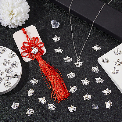 100Pcs Tibetan Style Alloy Pendants FIND-DC0007-27AS-1