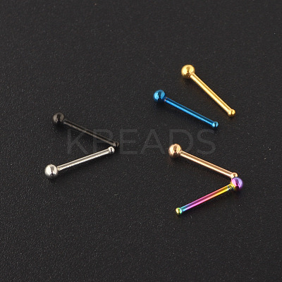 304 Stainless Steel Round Ball Nose Bone Rings WG2C4E4-03-1