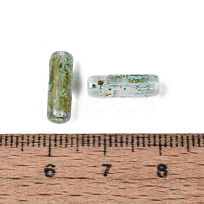 Picasso Transparent Glass Bugle Beads SEED-N010-02A-01-1