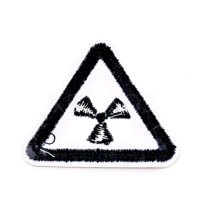 Computerized Embroidery Cloth Iron on/Sew on Patches DIY-M006-12B-1