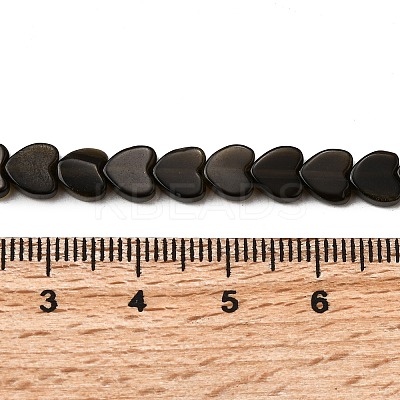Heart Natural & Synthetic Mixed Gemstone Bead Strands G-L420-25-6mm-M-1