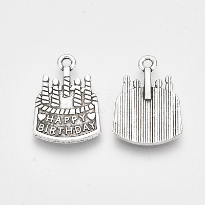 Tibetan Style Alloy Pendants TIBE-S314-65AS-LF-1