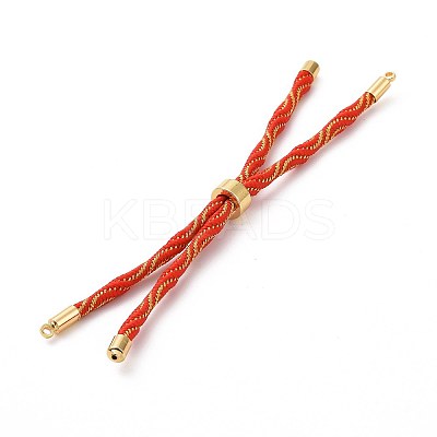 Nylon Cord Silder Bracelets MAK-C003-03G-12-1