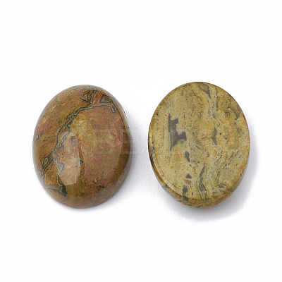 Natural Ripple Jasper Cabochons G-S330-15B-1