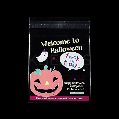 Halloween Theme Plastic Bakeware Bag OPP-Q004-02A-1