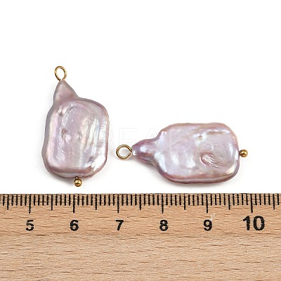 Natural Freshwater Pearl Keshi Pearl Pendants STAS-D378-07A-G-1