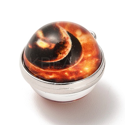 Galaxy Theme Luminous Glass Ball Pendants GLAA-D021-01P-06-1