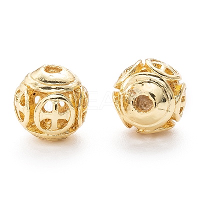 Alloy Hollow Beads X1-PALLOY-P238-11G-RS-1