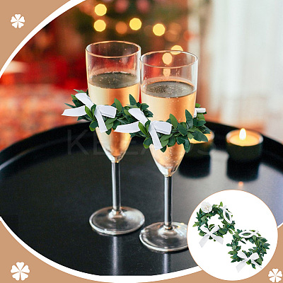PVC Candle Wreath AJEW-NB00003-1