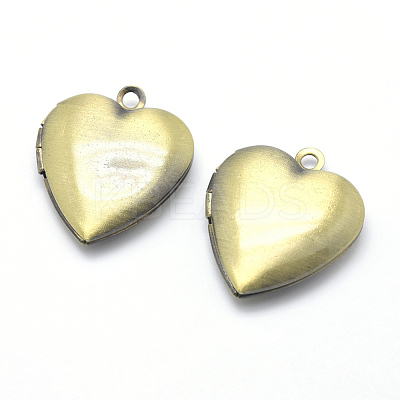Brass Locket Pendants KK-F717-43AB-NR-1