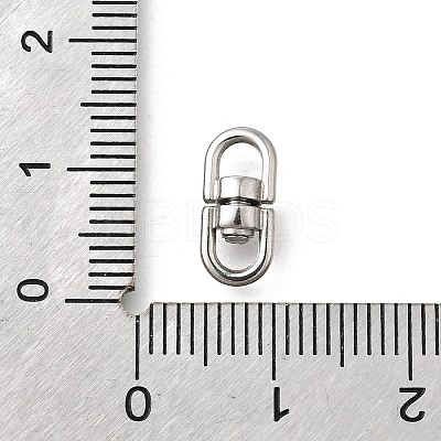 304 Stainless Steel Swivel Clasps STAS-U051-03A-P-1
