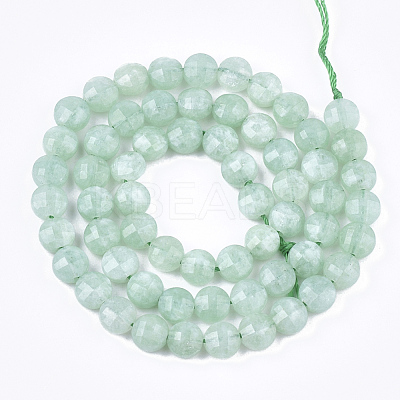 Natural Myanmar Jade/Burmese Jade Beads Strands G-T108-48-1