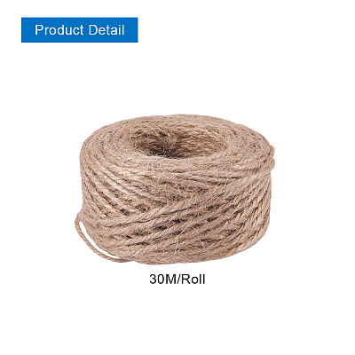 Wood Pendants and Jute Twine DIY-PH0018-13-1