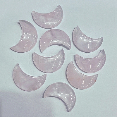 Natural Rose Quartz Healing Moon Stones LS-PW-WG62323-01-1