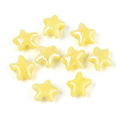 Handmade Porcelain Beads PORC-Q002-03D-01-1
