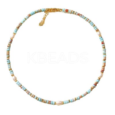 Natural Freshwater Pearl Potato Necklaces FS-WG9BE95-01-1
