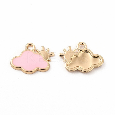 Alloy Enamel Charms FIND-A025-18G-02-1